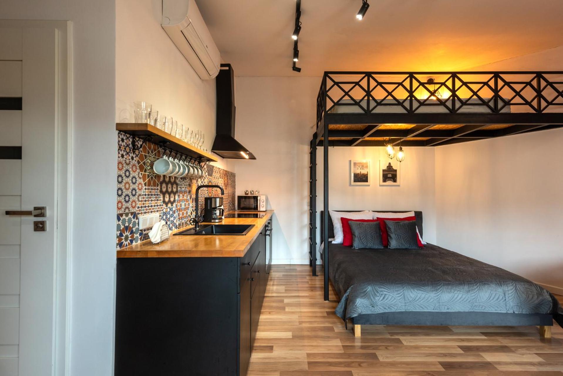 Modern Apartment Arizona Studio Old Town Dietla Balcony Cracovia Esterno foto