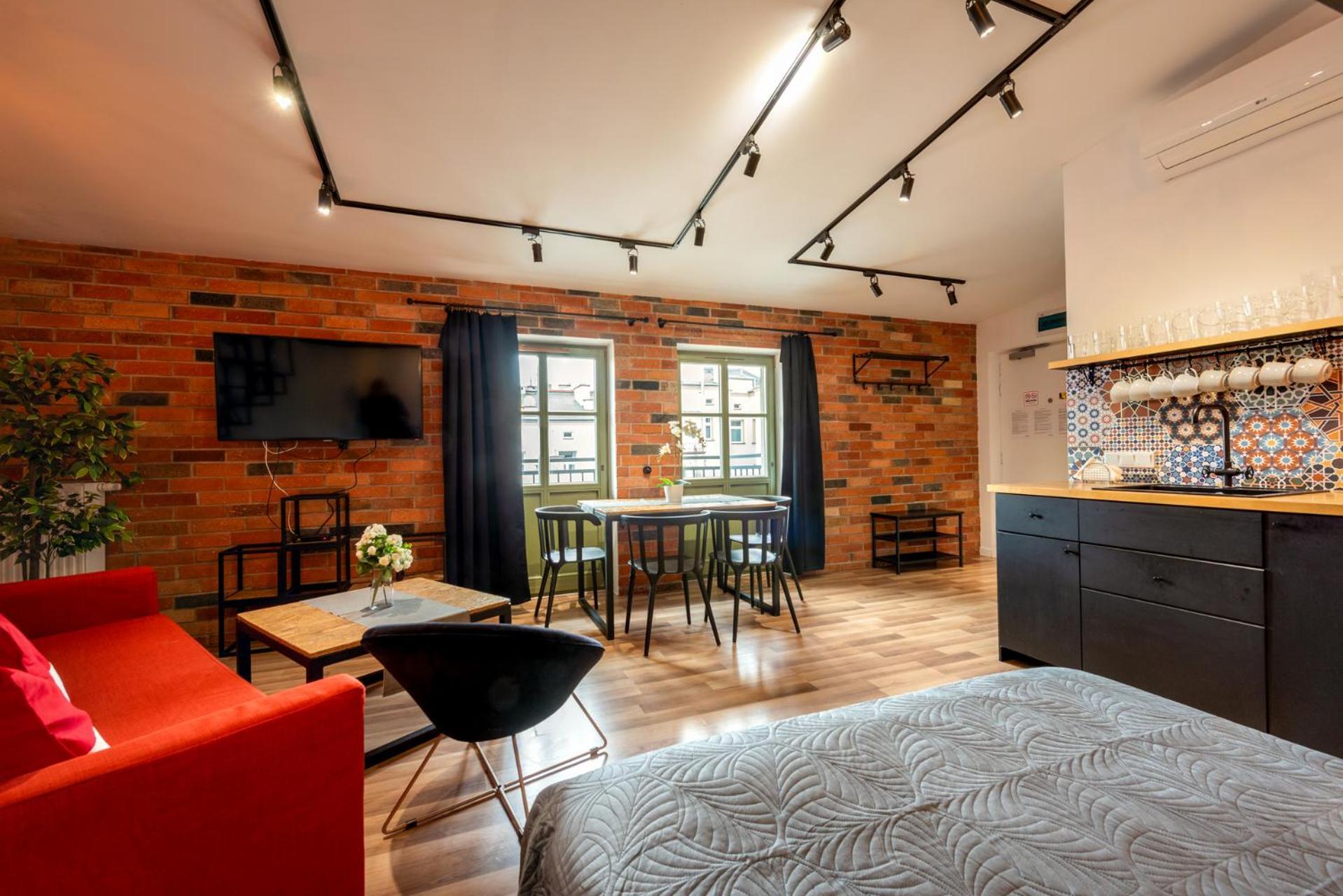 Modern Apartment Arizona Studio Old Town Dietla Balcony Cracovia Esterno foto