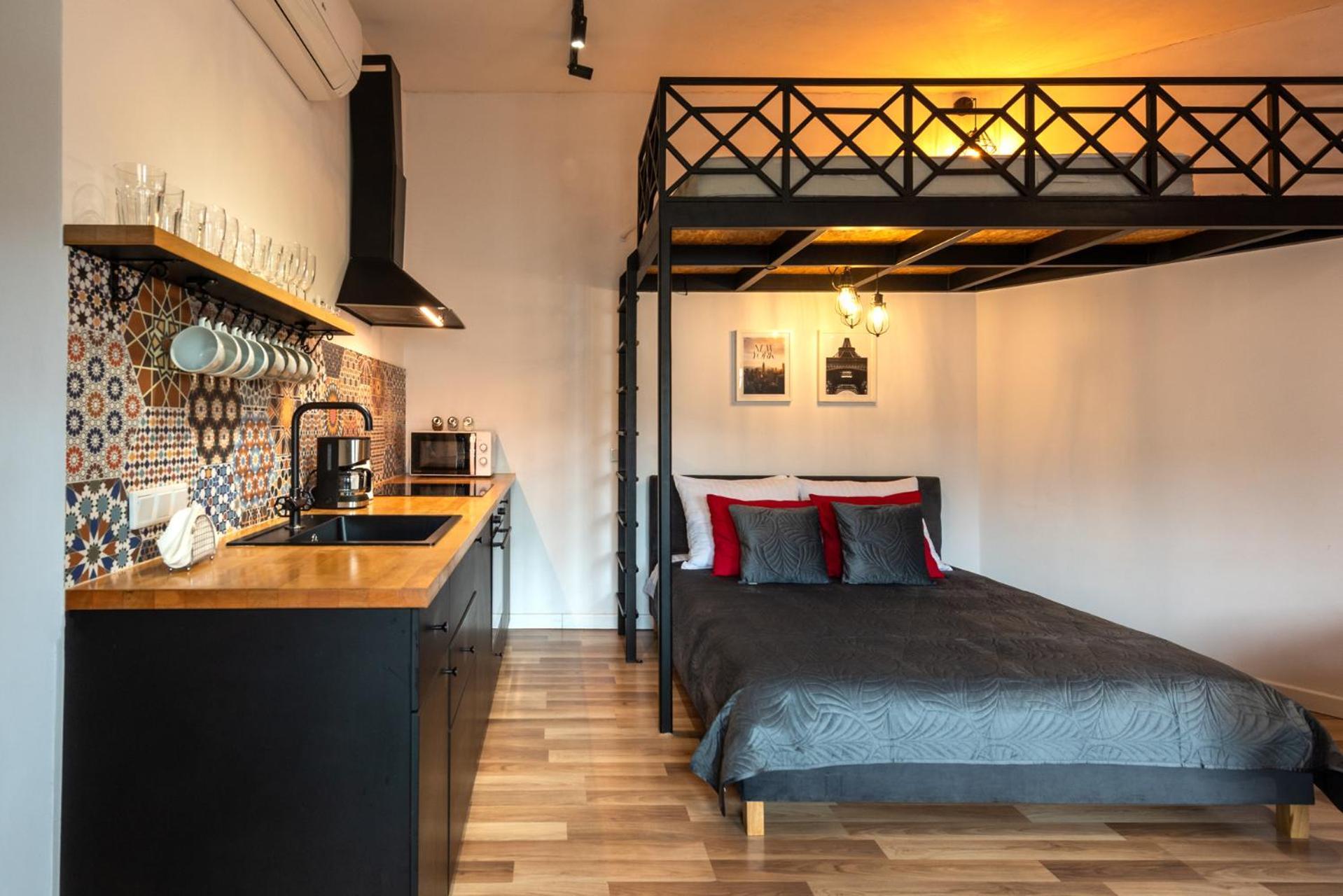Modern Apartment Arizona Studio Old Town Dietla Balcony Cracovia Esterno foto