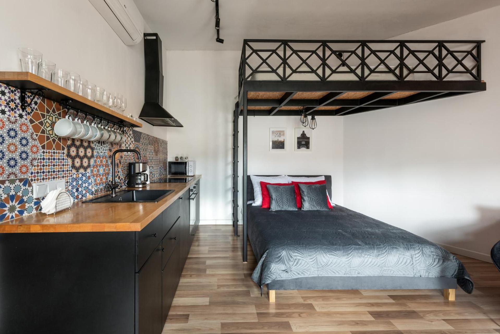 Modern Apartment Arizona Studio Old Town Dietla Balcony Cracovia Esterno foto